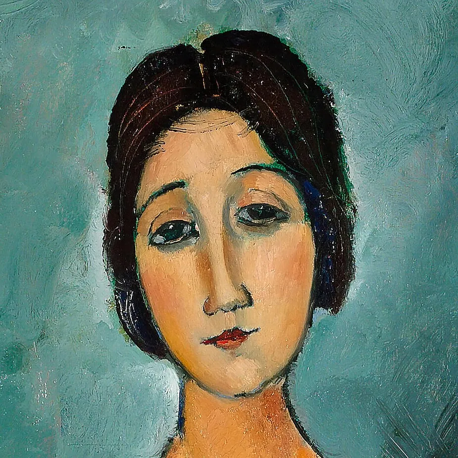 Christina Framed Canvas Replica Painting: Medium