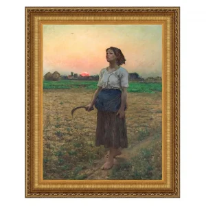 The Song of the Lark Framed Canvas Replica Painting: Grande