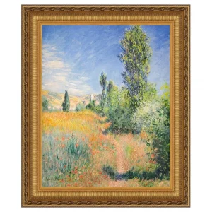 Landscape in Ile Saint-Martin Framed Canvas Replica Painting: Grande