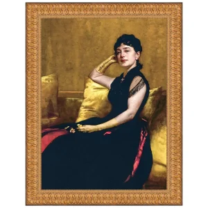 Kate Field Framed Canvas Replica Painting: Small
