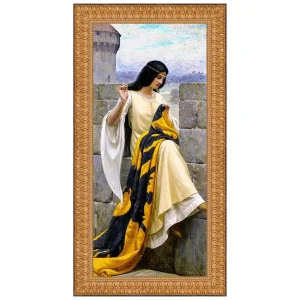 Stitching the Standard Framed Canvas Replica Painting: Large