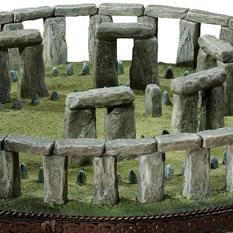 Restored Prehistoric Megalithic Stonehenge Monument Statue