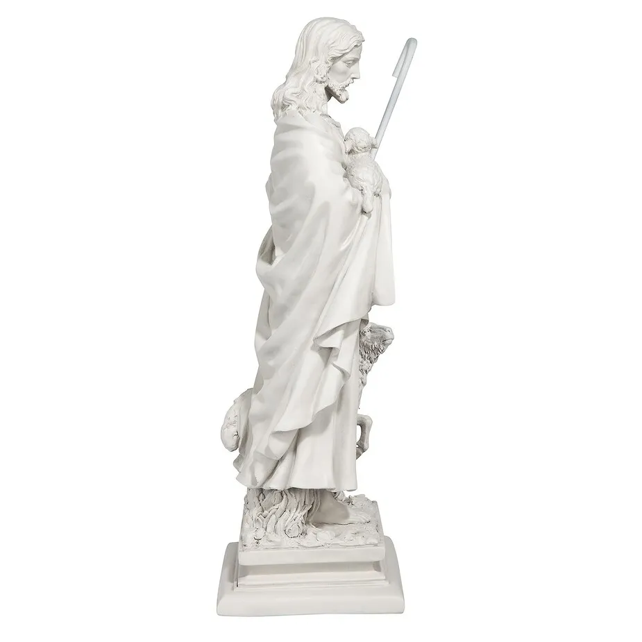 Jesus the Good Shepherd Garden Statue: Large