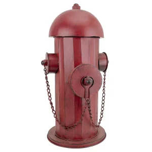 Vintage Metal Fire Hydrant Statue: Medium