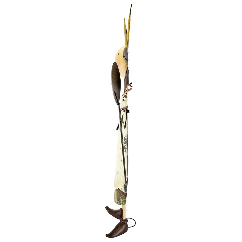 Flower Children Metal Garden Statue: Girl