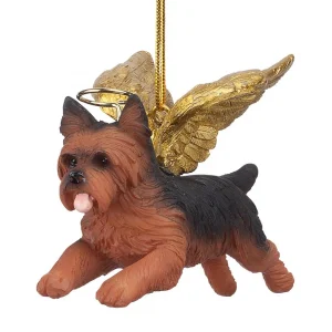 Honor Your Pet: Yorkie Holiday Dog Angel Ornament