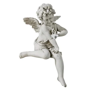 Peaceful Presence Angel Sitter Garden Statue