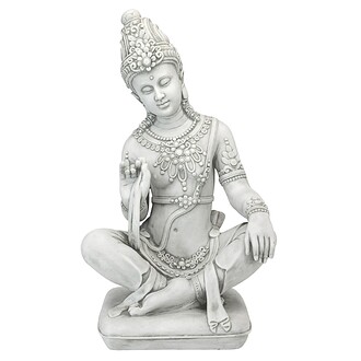 Sitting Thai Teppanom Beautiful Being Statue
