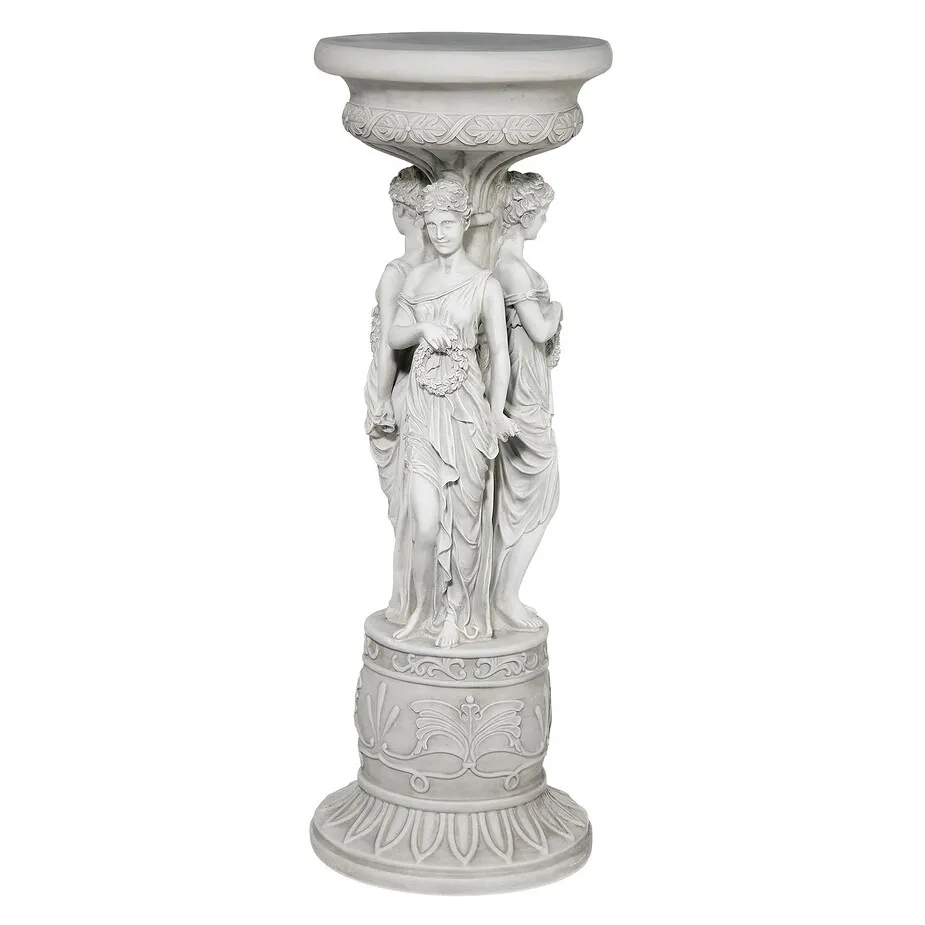 Chatsworth Manor Neoclassical Sculptural Pedestal