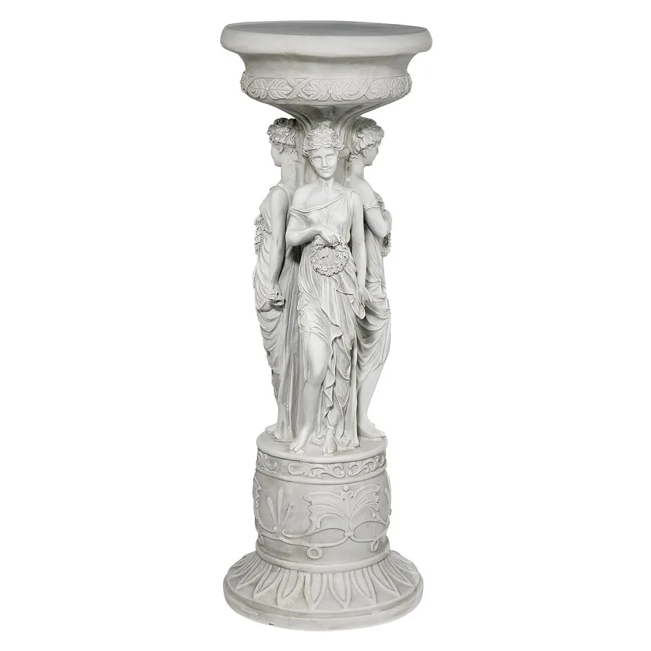 Chatsworth Manor Neoclassical Sculptural Pedestal
