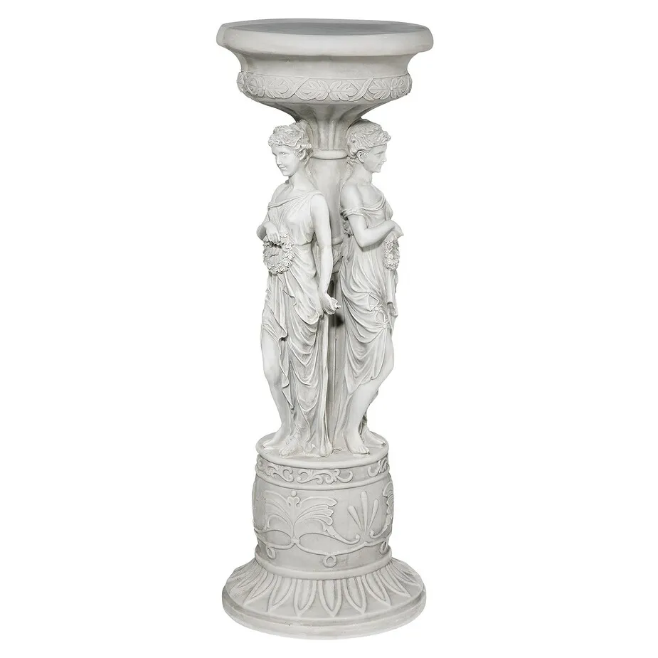 Chatsworth Manor Neoclassical Sculptural Pedestal