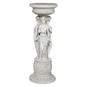 Chatsworth Manor Neoclassical Sculptural Pedestal