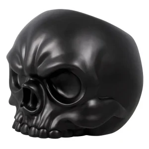 Lost Souls Gothic Skull Sculptural Chair: Black