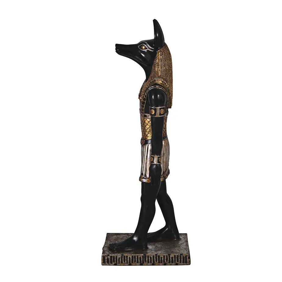 The Egyptian Jackal-God Anubis Statue