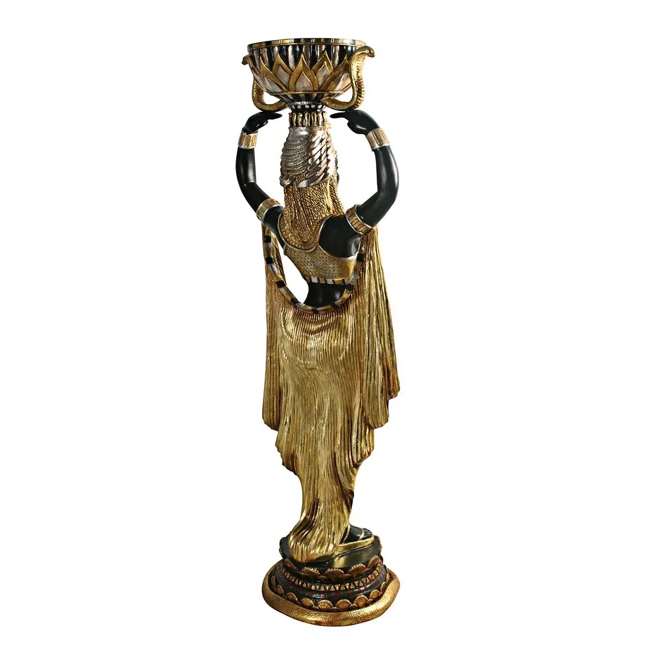 Cleopatra's Nubian Maiden with Urn: Large-Scale Statue