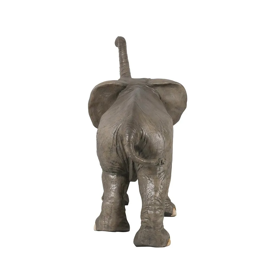 Good Luck, Trunk-Up Baby Elephant Statue