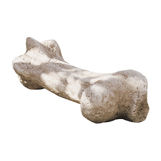 Gigantic Dinosaur Bone Fossil Statue