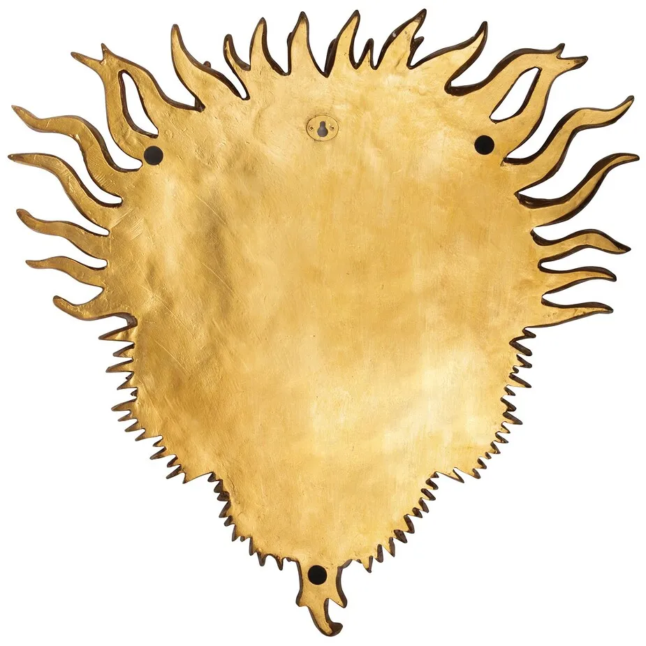 Tibetan Dragon Mask Wall Sculpture