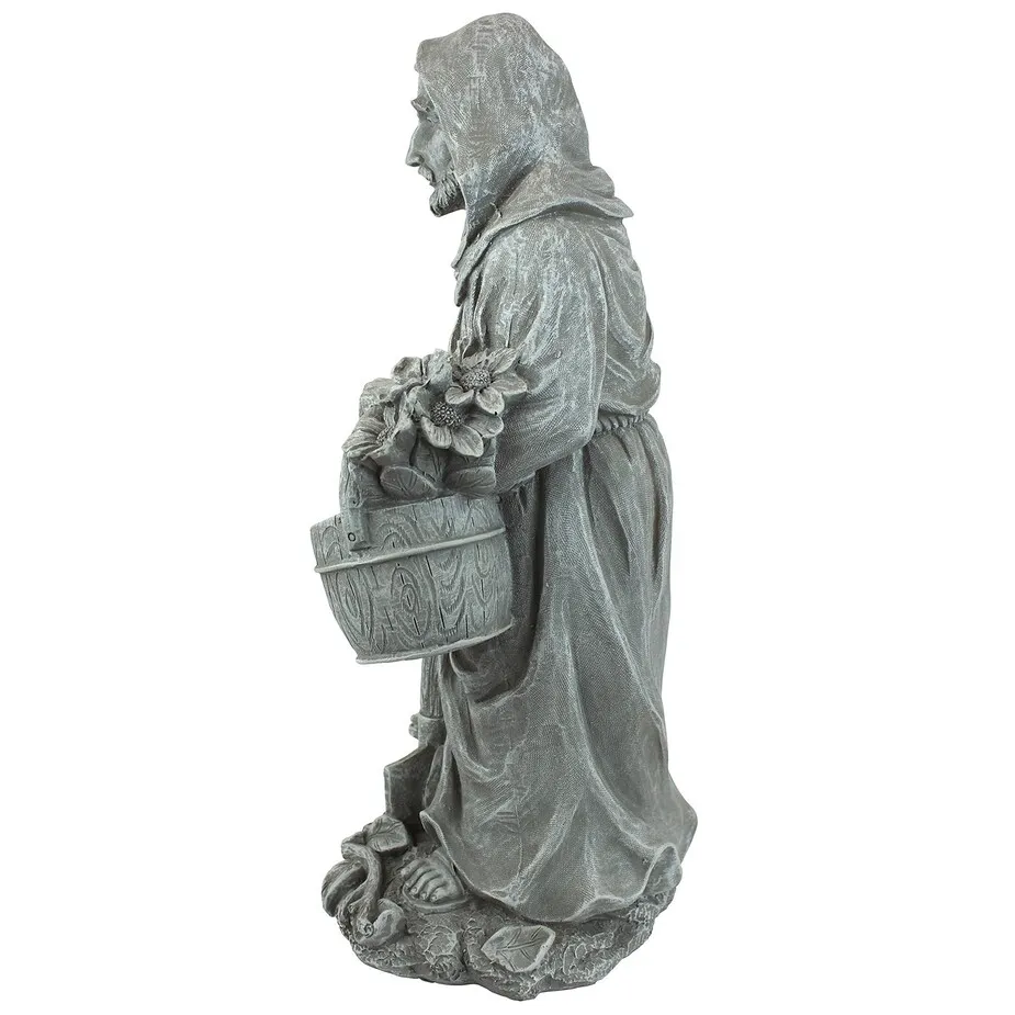 St. Fiacre the Gardener's Patron Saint Statue: Small