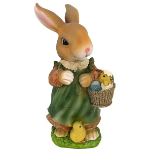 Bunny Hop Lane Mother and Father Rabbit Statues: Mother