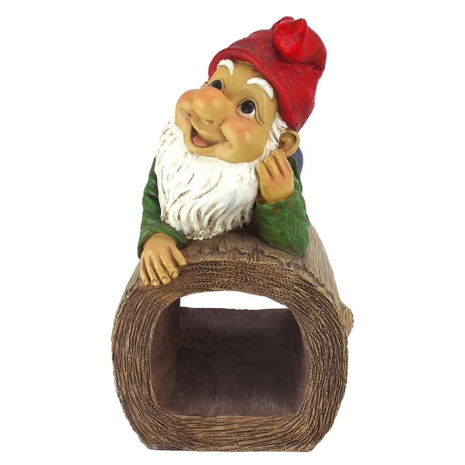 Stormy the Gnome Gutter Guardian Downspout Statue