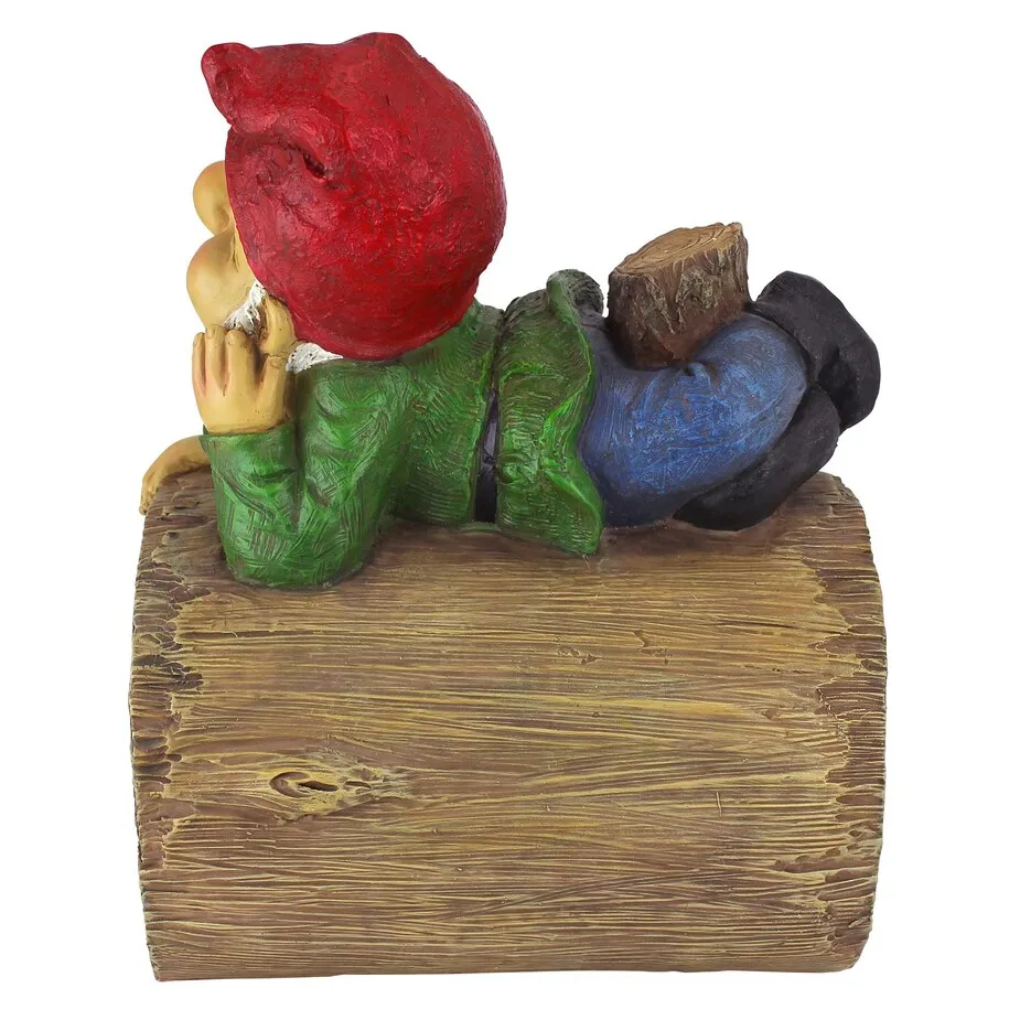 Stormy the Gnome Gutter Guardian Downspout Statue