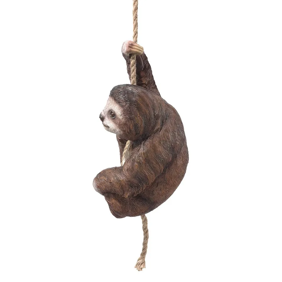 Hanging Horatio the 3-Toed Sloth Statue