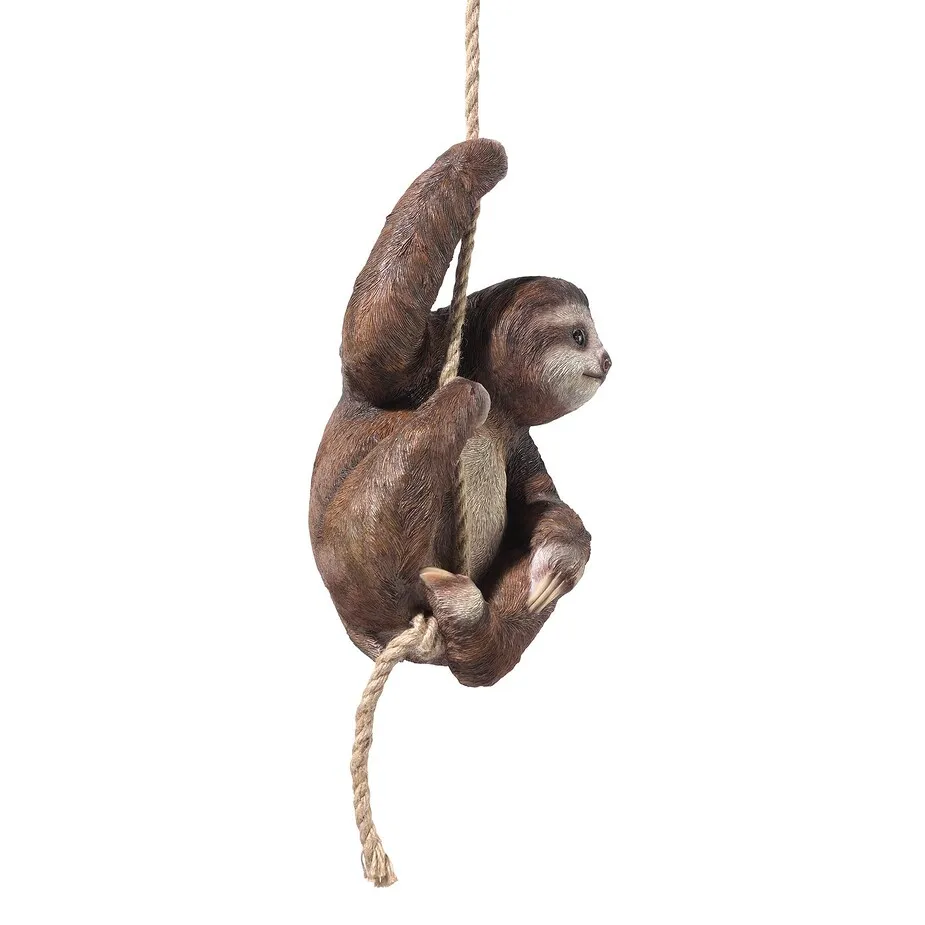 Hanging Horatio the 3-Toed Sloth Statue