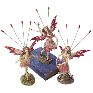 Crosstweed Meadow Victorian Fairy Statue Set