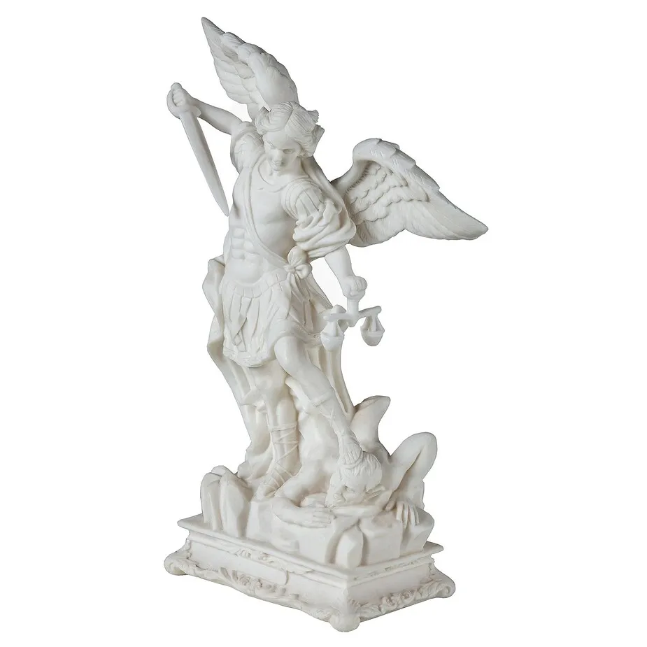 Saint Michael the Archangel Defeating the Devil Statue: Medium