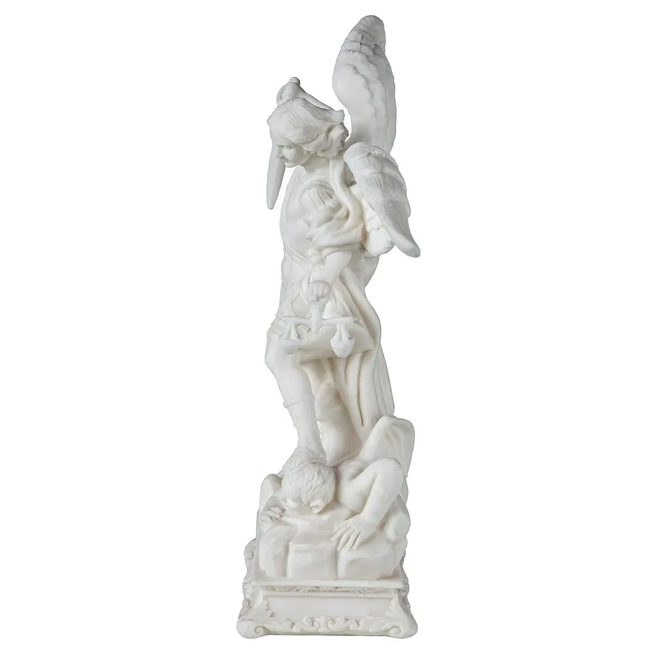 Saint Michael the Archangel Defeating the Devil Statue: Medium