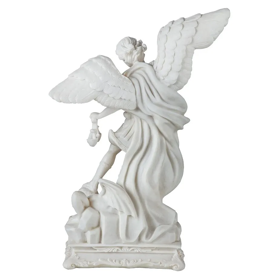 Saint Michael the Archangel Defeating the Devil Statue: Medium