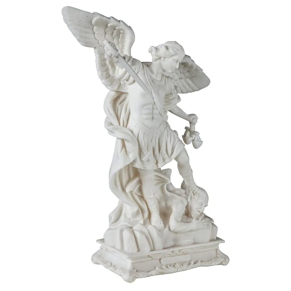 Saint Michael the Archangel Defeating the Devil Statue: Medium