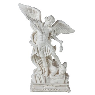 Saint Michael the Archangel Defeating the Devil Statue: Medium