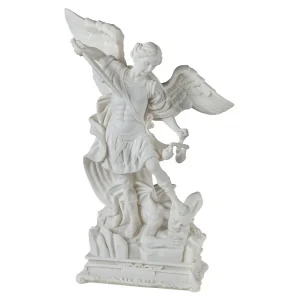 Saint Michael the Archangel Defeating the Devil Statue: Large