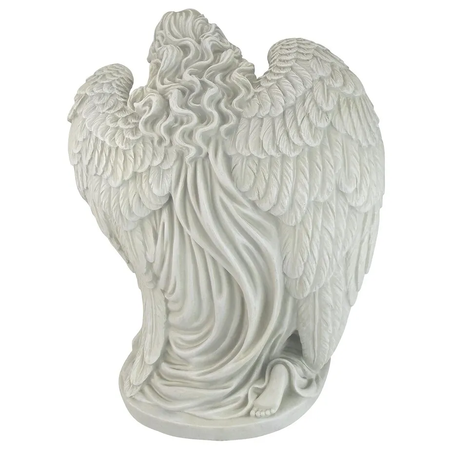 Quiet Countenance Praying Angel Garden Statue