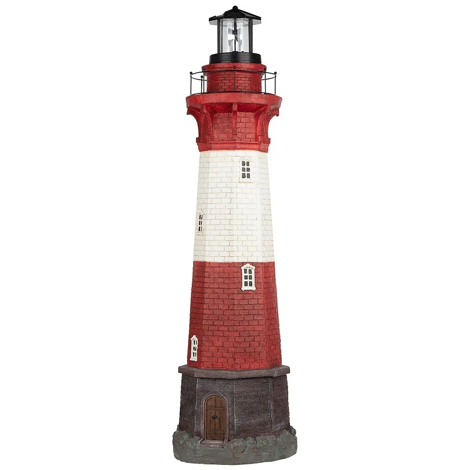 Coastal Shoal Lighthouse Solar Beacon Statue